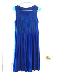 Blue midi dress. NEVER WORN!!